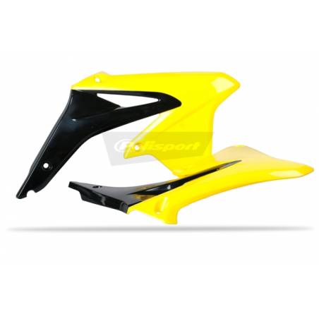 Convogliatori radiatori SUZUKI RMZ 450 2008-2017 Nero/Giallo rm01