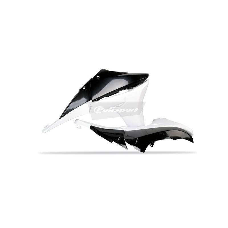 Convogliatori radiatori YAMAHA YZ 450 F 2010-2013 Nero/Bianco