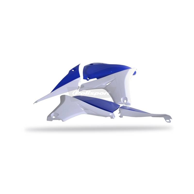 Convogliatori radiatori YAMAHA YZ 450 F 2010-2013 Blu yam98/Bianco
