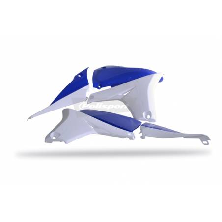 Convogliatori radiatori YAMAHA YZ 450 F 2010-2013 Blu yam98/Bianco