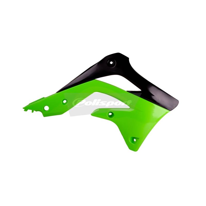 Convogliatori radiatori KAWASAKI KX 450 F 2012-2015 Nero/Verde 05