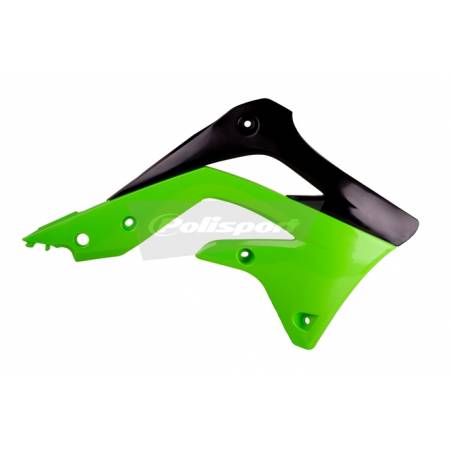 Convogliatori radiatori KAWASAKI KX 450 F 2012-2015 Nero/Verde 05