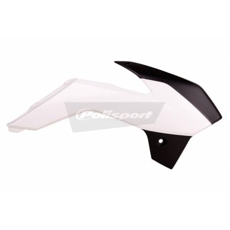 Convogliatori radiatori KTM 85 SX 2013-2017 Bianco/Nero