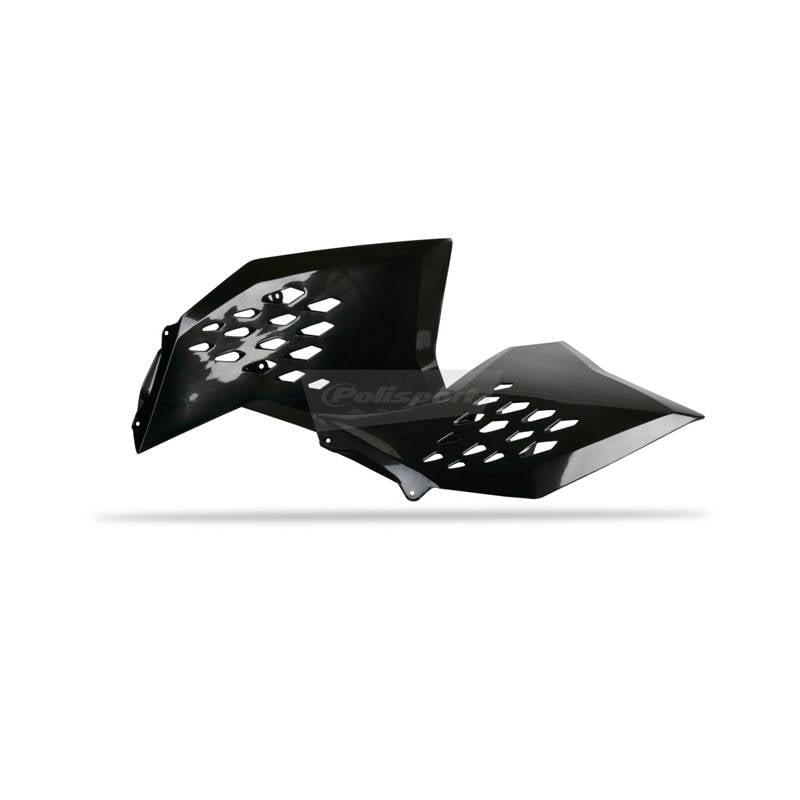 Convogliatori radiatori KTM 250 EXC F 2008-2011 Nero