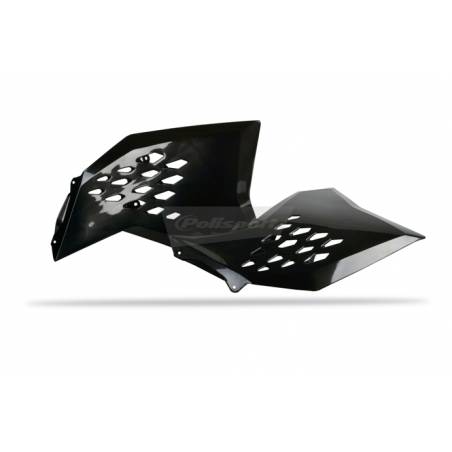 Convogliatori radiatori KTM 400 EXC 2009-2011 Nero