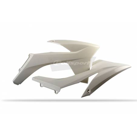 Convogliatori radiatori KTM 350 SX F 2011-2012 Bianco