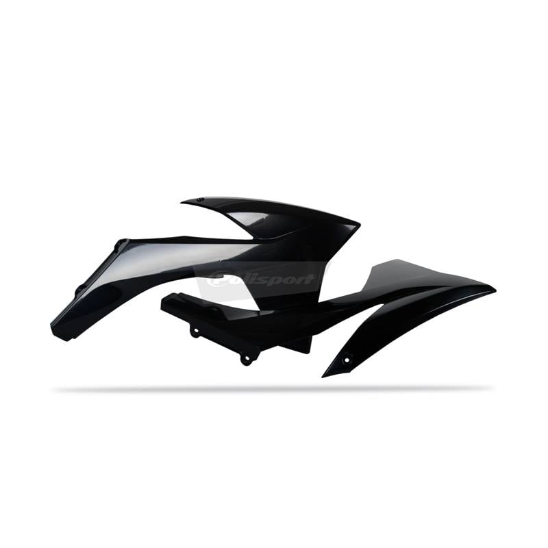 Convogliatori radiatori KTM 125 SX 2011-2012 Nero