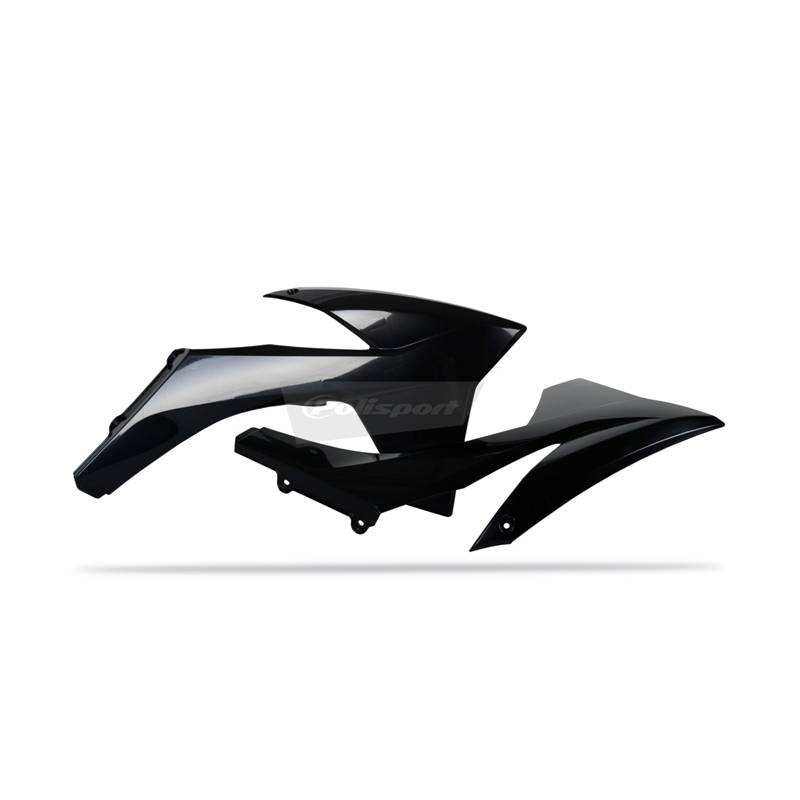 Convogliatori radiatori KTM 500 EXC 2012-2013 Nero