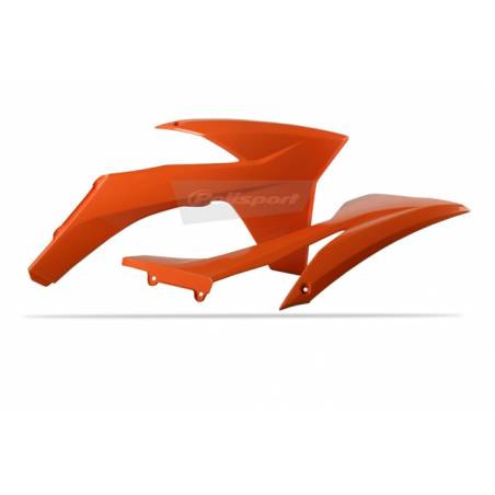 Convogliatori radiatori KTM 125 EXC 2012-2013 Arancione