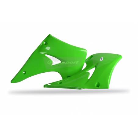 Convogliatori radiatori KAWASAKI KX 250 2003-2008 Verde 05