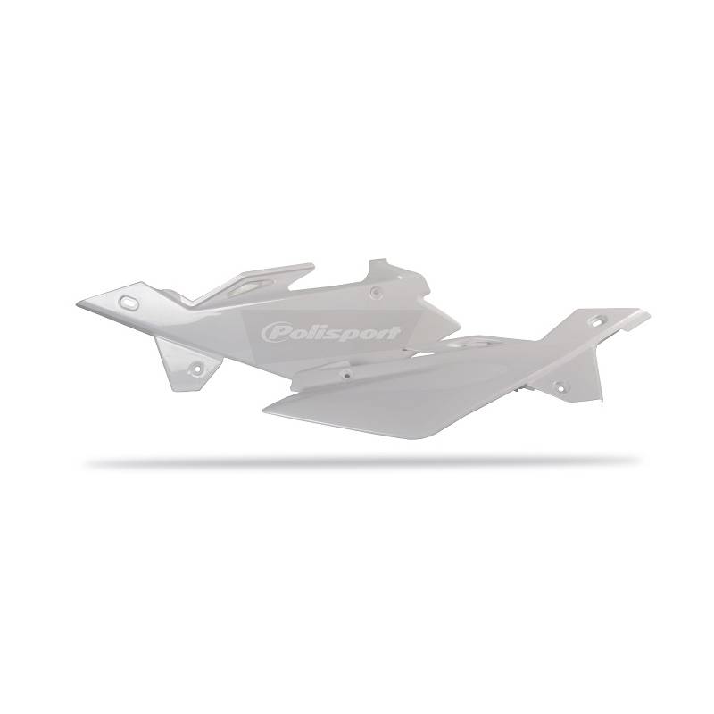 Portanumeri laterali HUSQVARNA 250 TC 2006-2007 Bianco