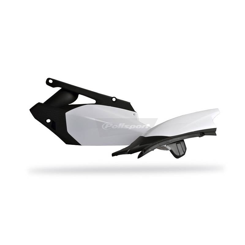 Portanumeri laterali YAMAHA YZ 450 F 2010-2013 Nero/Bianco