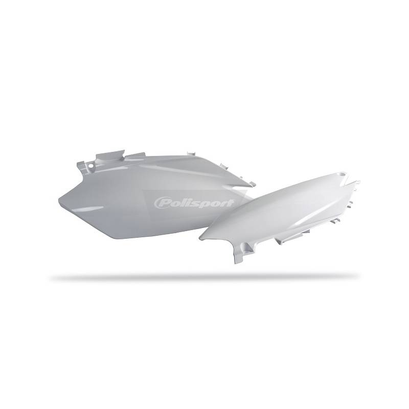 Portanumeri laterali HONDA CRF 450 R 2011-2012 Bianco