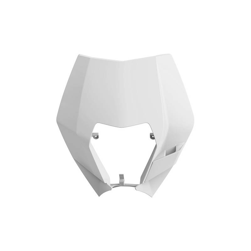 Mascherina portafaro KTM 350 EXC F 2012-2013 Bianco