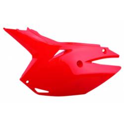 Portanumeri laterali con coperchi cassa filtro HONDA CRF 250 R 2014-2017 Rosso cr04