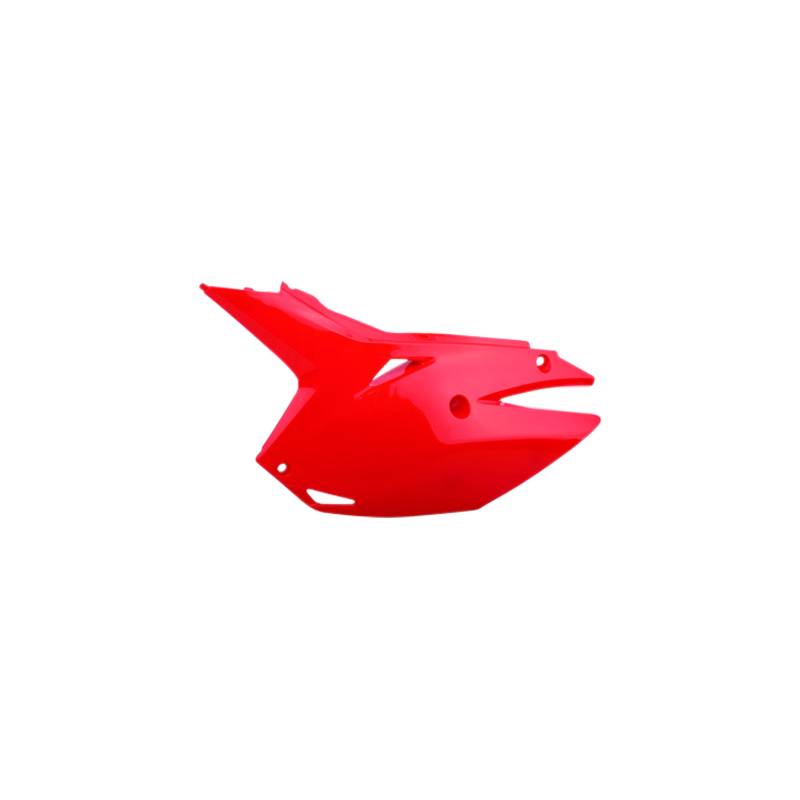 Portanumeri laterali con coperchi cassa filtro HONDA CRF 250 R 2014-2017 Rosso cr04
