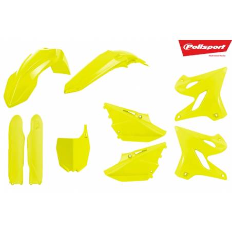 Kit plastiche replica - FLUO YAMAHA YZ 125 2015-2019 Giallo fluo