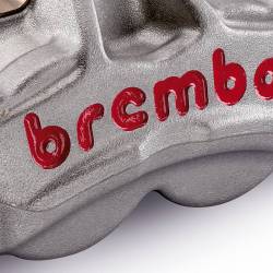220A88510 Kit 2 Pinzas de freno M50 Brembo Racing + 4 pastillas Distancia entre ejes 100 mm BIMOTA