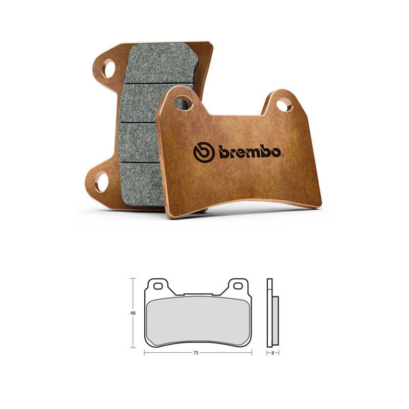 M488Z04 Brembo Racing Z04 - HONDA CB R 1000 2009-2015 - Bremsbeläge M488Z04 107A48648  Brembo Racing