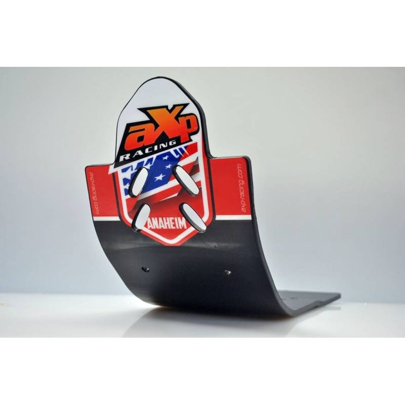 AX1333 placa de deslizamiento 6mm Cruz AXP RACING HONDA CRF 250 R 2013-2017 Negro 