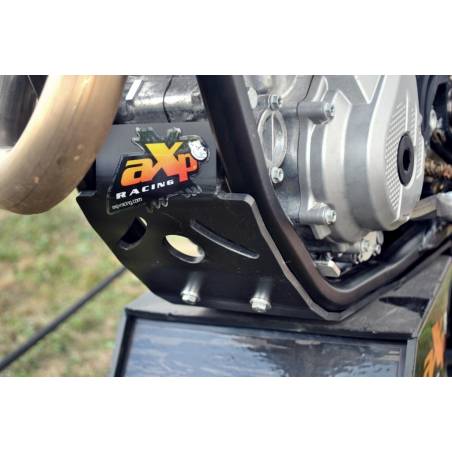 AX1361 Skid plate 6mm Cross AXP RACING KTM 350 SX F 2016-2019 Black  AXP Racing