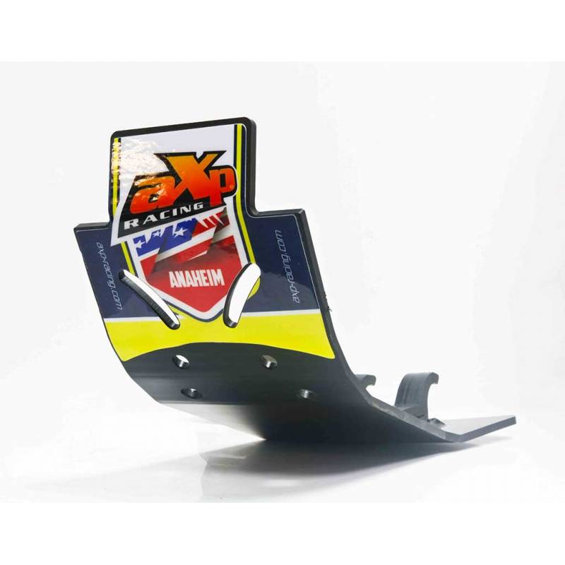 AX1381 Skid Platte 6mm Kreuz AXP RACING 450 HUSQVARNA FC 2016-2019 Schwarz  AXP Racing