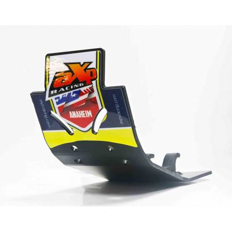 AX1381 Skid plate 6mm Cross AXP RACING 450 HUSQVARNA FC 2016-2019 Black  AXP Racing