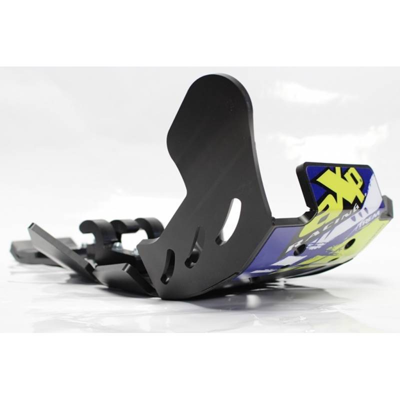 AX1418 Piastra paramotore Xtrem AXP 8mm con protezione leverismi SHERCO 250 SE i 2012-2013 Nero 