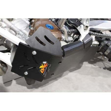 AX1425 Rutschplatte Xtrem AXP 8mm mit Gestänge Schutz HUSQVARNA 350 FE 2017-2020 Schwarz  AXP Racing