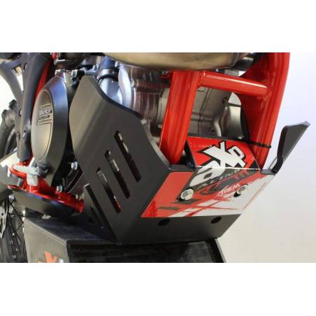 AX1431 placa Skid Xtrem AXP 8 mm protegida RR vínculos BETA 350 2014-2019 Negro 