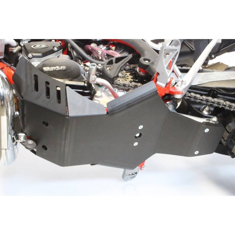 AX1465 placa Skid Xtrem AXP 8 mm protegida xtrainer vínculos BETA 300 2015-2019 Negro 