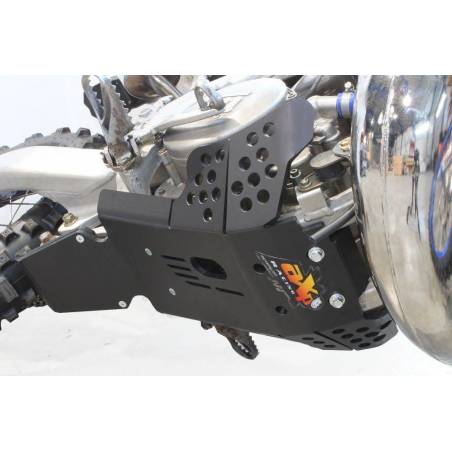 AX1539 Skid plate Xtrem AXP 8mm with protection linkages TM EN 250 2019-2019 Black  AXP Racing