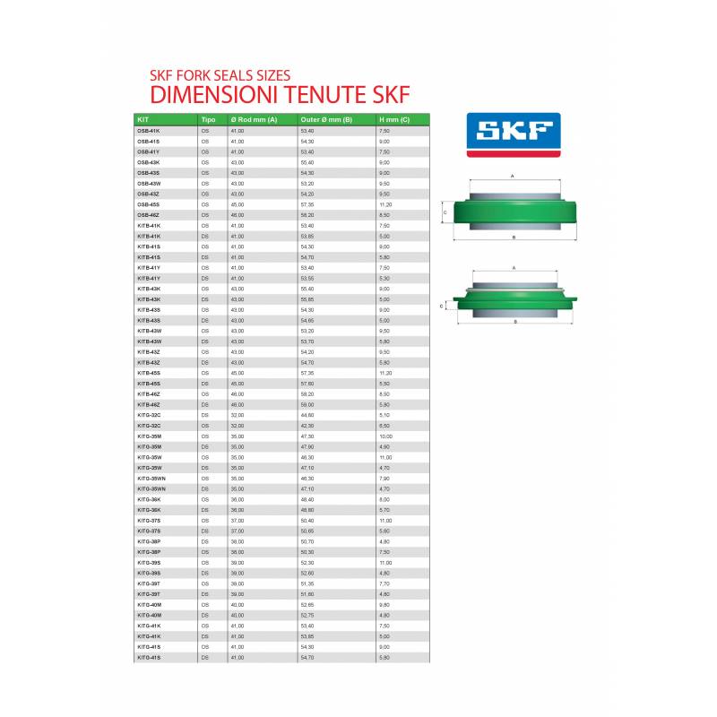 SHOWA Fork 49 Kit alta scorrevolezza cartucce Showa SFF-AIR TAC 49 mm KXF 2017 GK-SHO34KW17 Verde