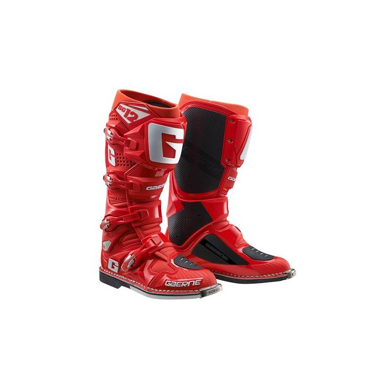 GAERNE SG-12 SOLID RED STIVALE MX CROSS / ENDURO