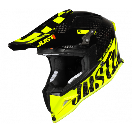 606323119404702 JUST1 J12 PRO RACER FLUO YELLOW CARBON - Gloss XS 8050038562348 JUST 1