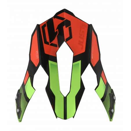 669323019204701 JUST1 J12 PEAK VECTOR RED/ LIME/ CARBON TU 8053288711955