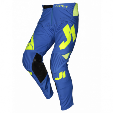 675001001200128 JUST1 J-FLEX Pantaloni Aria Blue - Fluo Yellow 28 8053288719586 JUST 1