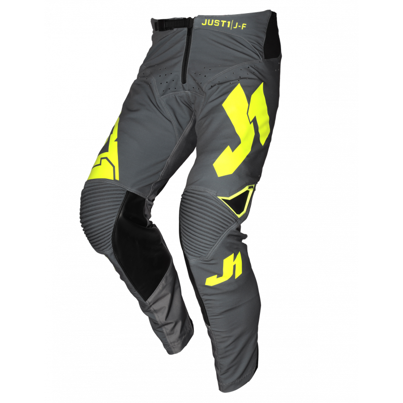 675001003200128 JUST1 J-FLEX Pantaloni Aria Dark Grey - Fluo Yellow 28 8050038560696 JUST 1