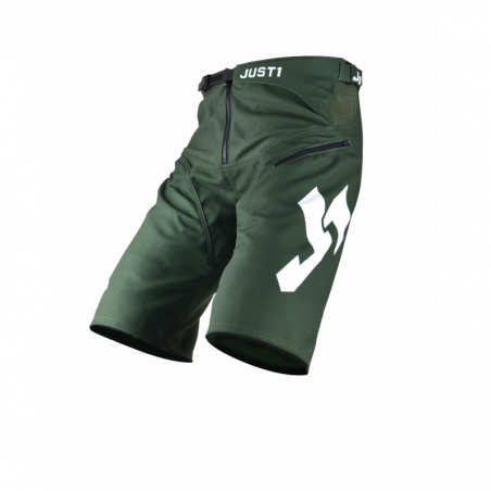 676001004300128 JUST1 J-FLEX MTB SHORTS Hype Army Green - White 28 8050038561884 JUST 1