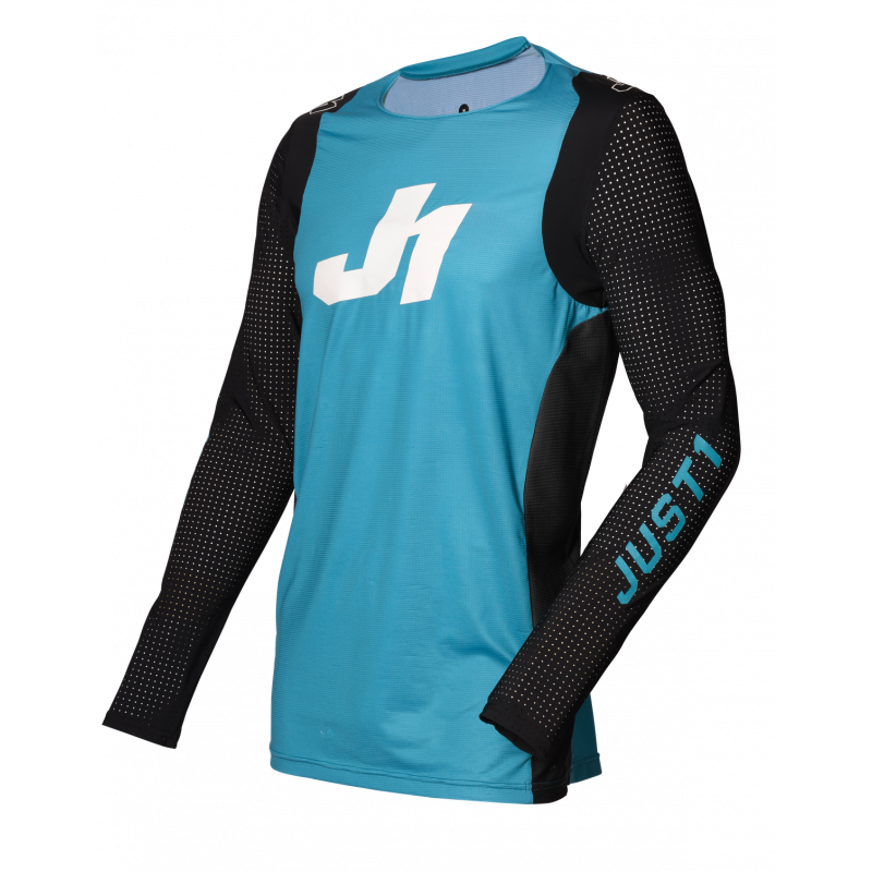 695001001100107 JUST1 Maglia J-FLEX Aria Blue-Black-White XXL 8053288718237 JUST 1