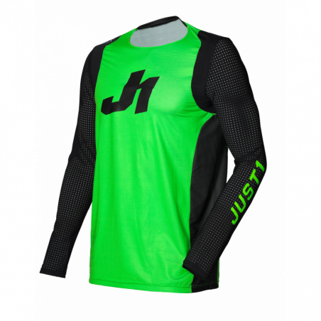 695001004500104 JUST1 Maglia J-FLEX Aria Fluo Green - Black M 8053288717858 JUST 1