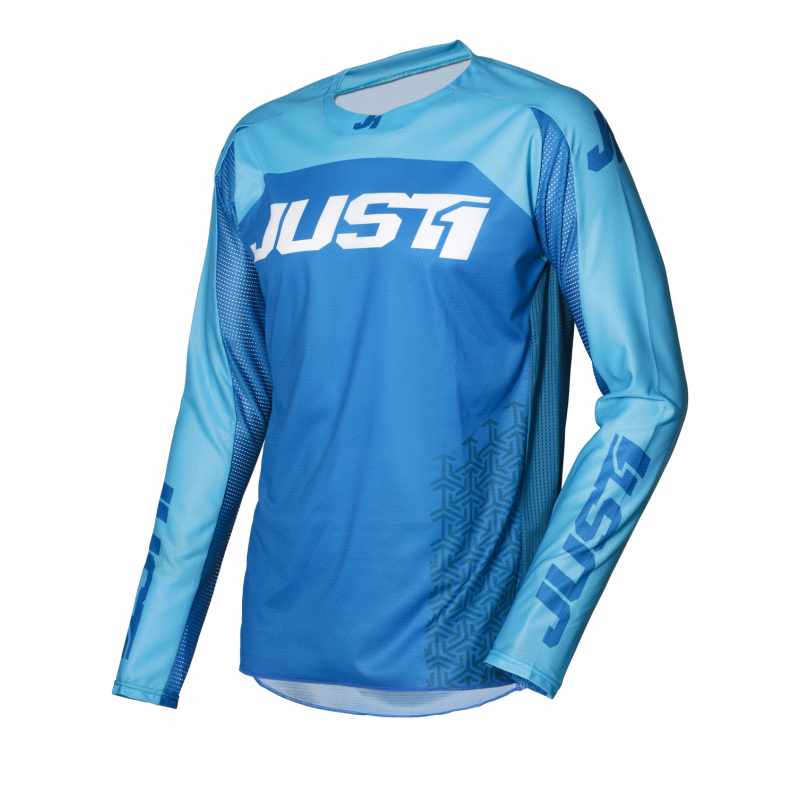 695002001100103 JUST1 Maglia J-FORCE Terra Blue - White S 8053288718541 JUST 1