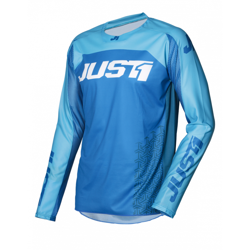 695002001100107 JUST1 Maglia J-FORCE Terra Blue - White XXL 8053288718589 JUST 1