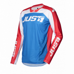 695002001200104 JUST1 Maglia J-FORCE Terra Blue - Red - White M 8053288718503 JUST 1
