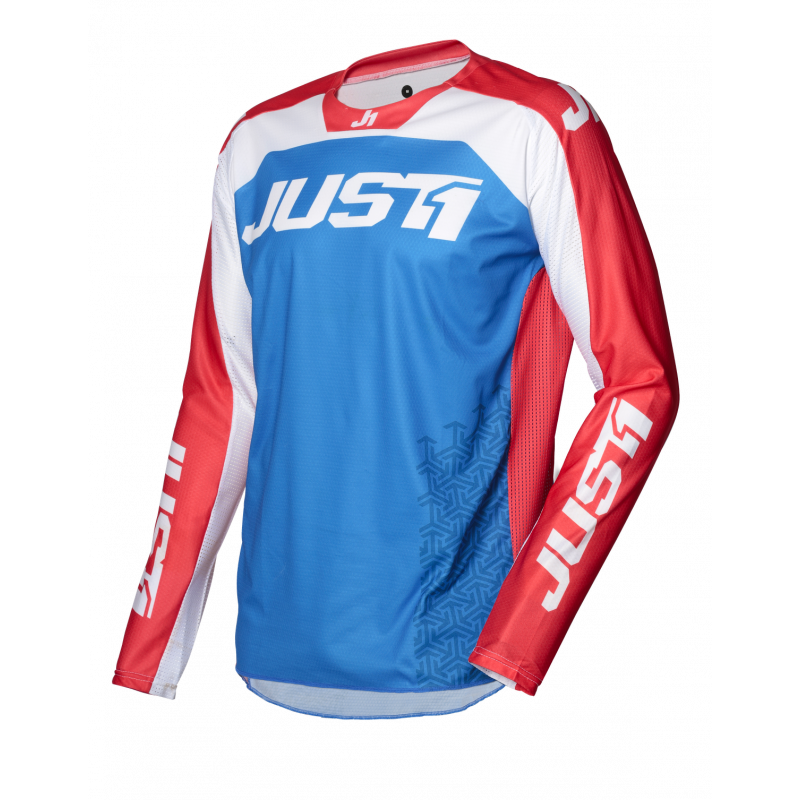 695002001200104 JUST1 Maglia J-FORCE Terra Blue - Red - White M 8053288718503 JUST 1