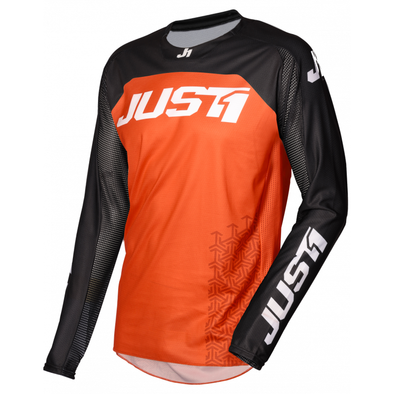 695002005100104 JUST1 Maglia J-FORCE Terra Black-Orange M 8053288718350 JUST 1