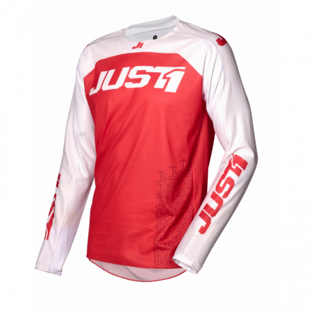 695002007100103 JUST1 Maglia J-FORCE Terra Red - White S 8053288718749 JUST 1