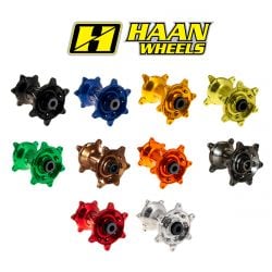 Ruote complete HAAN WHEELS KAWASAKI KX 250 F 2004-2020 cerchio: Oro o Nero