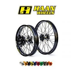 Ruote complete HAAN WHEELS KTM 150 SX 2009-2012 cerchio: Oro, Nero o Blu