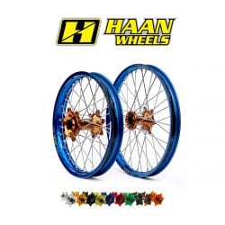 Ruote complete HAAN WHEELS YAMAHA YZ 250 F 2014-2020 cerchio: Oro, Nero o Blu